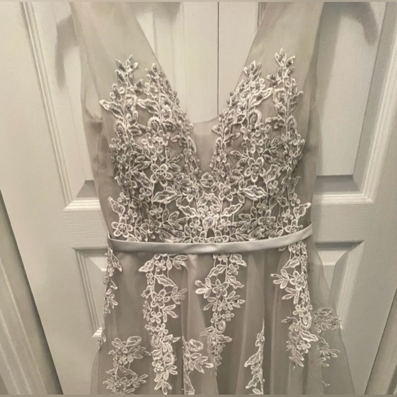 Gorgeous Prom/Wedding/Formal/Graduation Lace Tulle Dress - Picture 8 of 14